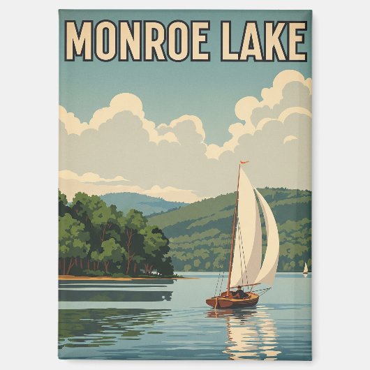Indiana Monroe Lake Travel Magneet (Voorkant)