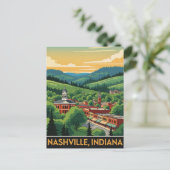 Indiana Nashville Reizen Briefkaart (Staand voorkant)