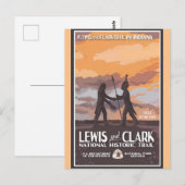  Indiana National Historic Travel Briefkaart (Voorkant / Achterkant)