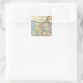 Indiana, Ohio Vierkante Sticker (Tas)