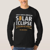 Indiana On The Path Of Totality Solar Eclipse 04 0 T-shirt (Voorkant)