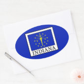 Indiana Ovale Sticker (Envelop)