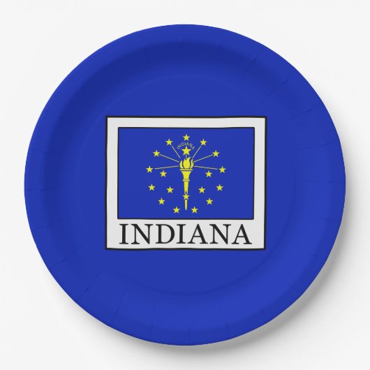Indiana Papieren Bordje (Voorkant)