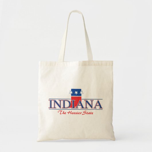 Indiana Patriotic Budget Canvas tas (Voorkant)
