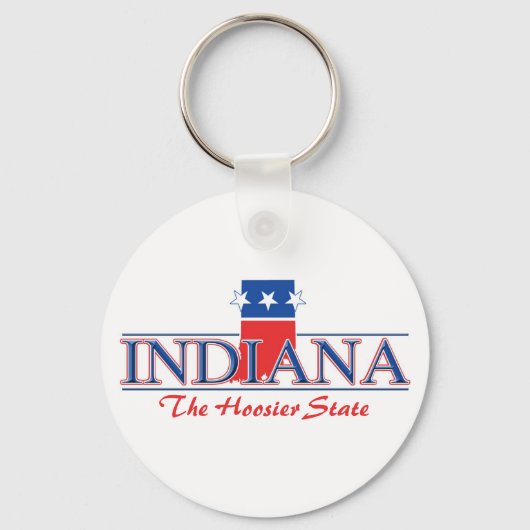 Indiana Patriotic Sleutelhanger (Voorkant)