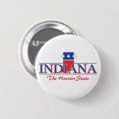 Indiana Patriottische Buttonnen Ronde Button 5,7 Cm (Voorkant /achterkant)