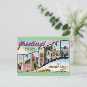 Indiana -  postacard-ontwerp briefkaart (Staand voorkant)