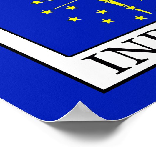 Indiana Poster (Hoek)