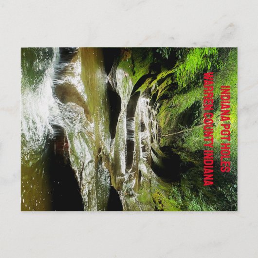 Indiana Pot Holes Briefkaart (Voorkant)
