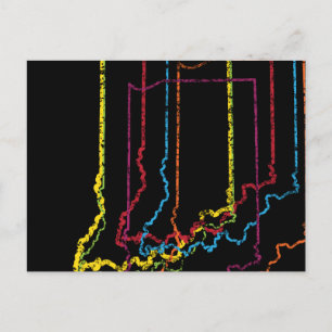 indiana pride blur briefkaart