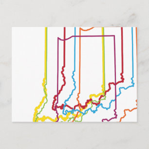 indiana pride blur briefkaart