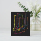 indiana pride blur kaart (Staand voorkant)