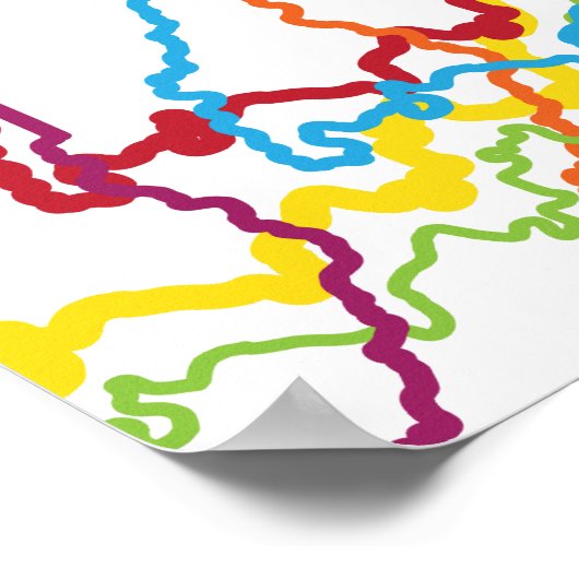 indiana pride blur poster (Hoek)