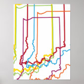 indiana pride blur poster (Voorkant)