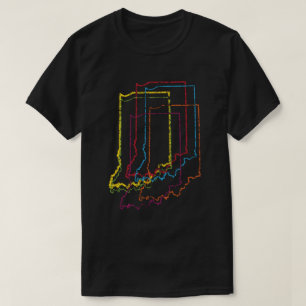 indiana pride blur t-shirt