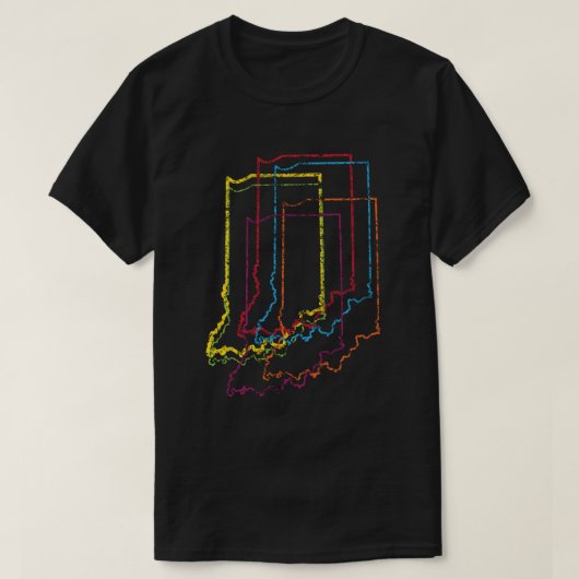 indiana pride blur t-shirt (Design voorkant)