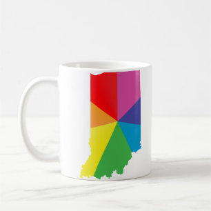 Indiana Pride. Hoekig. Koffiemok