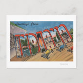 Indiana (Racecar) Grote Letter-scenesIndiana Briefkaart (Voorkant)