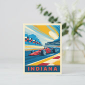  Indiana Racing Briefkaart (Staand voorkant)