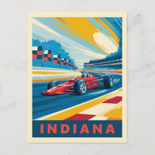  Indiana Racing Briefkaart