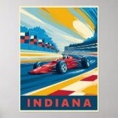  Indiana Racing Poster (Voorkant)