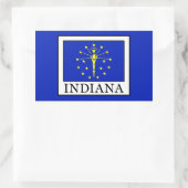 Indiana Rechthoekige Sticker (Tas)