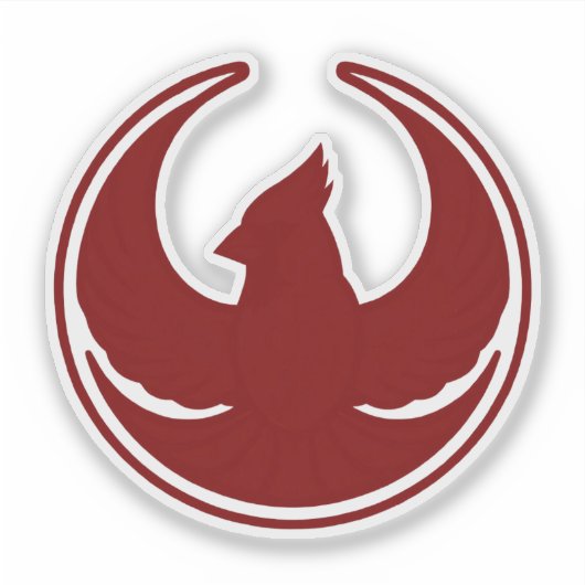 Indiana resistance cardinal sticker (Voorkant)