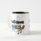 Indiana Rocks Tweekleurige Koffiemok (Voorkant links)