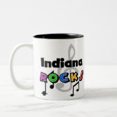 Indiana Rocks Tweekleurige Koffiemok (Links)