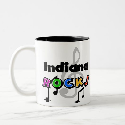 Indiana Rocks Tweekleurige Koffiemok (Links)