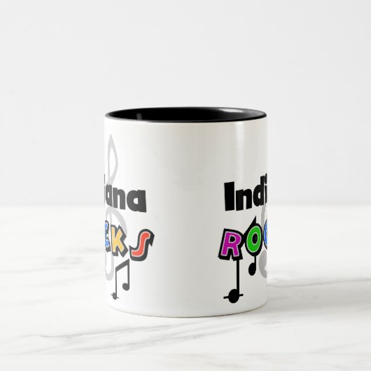 Indiana Rocks Tweekleurige Koffiemok (Center)