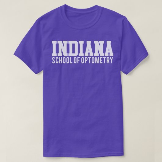 Indiana School of Optometry T-shirt (Design voorkant)
