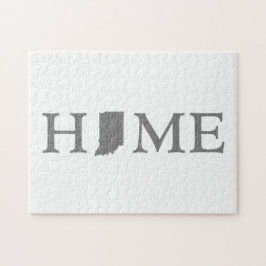 Indiana Shaped Letter Indianan Home Hoosier Legpuzzel