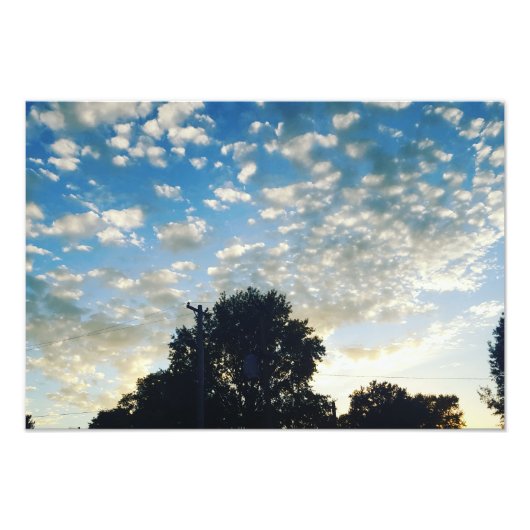 Indiana Sky Foto Afdruk (Voorkant)