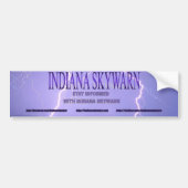 Indiana Skywarning Logo Bumpersticker (Voorkant)