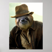 Indiana Sloth Poster (Voorkant)