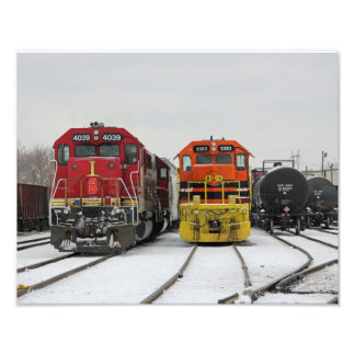 Indiana Southern Railroad Print Foto Afdruk