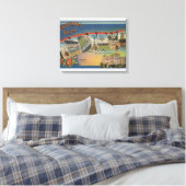 Indiana (staatskapitaal/bloem) canvas afdruk (Insitu (Slaapkamer))