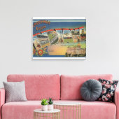 Indiana (staatskapitaal/bloem) canvas afdruk (Insitu (Woonkamer))