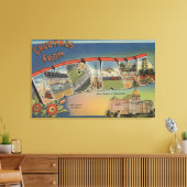 Indiana (staatskapitaal/bloem) canvas afdruk (Insitu (Woonkamer))