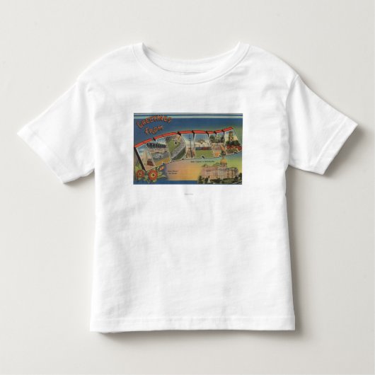 Indiana (staatskapitaal/bloem) kinder shirts (Voorkant)