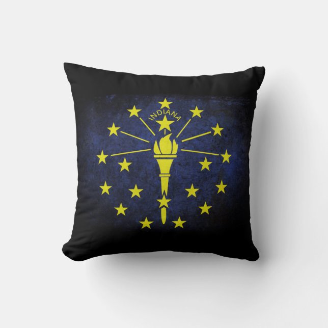 Indiana staatsvlag kussen (Voorkant)