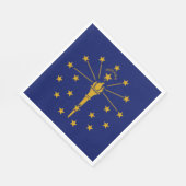 Indiana Staatsvlag Servet (Hoek)