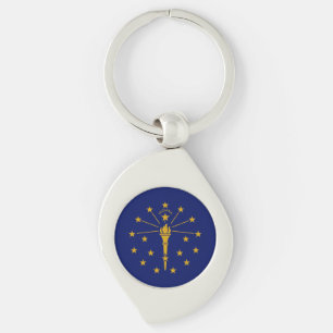 Indiana Staatsvlag Sleutelhanger