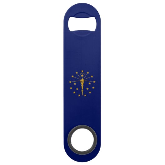 Indiana Staatsvlag Speed Flessenopener (Voorkant)