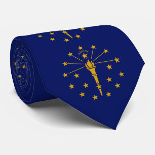 Indiana Staatsvlag Stropdas