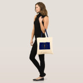 Indiana Staatsvlag Tote Bag (Voorkant (model))