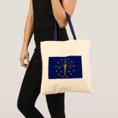 Indiana Staatsvlag Tote Bag (Voorkant (product))