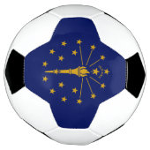 Indiana Staatsvlag Voetbal (Gedraaid)