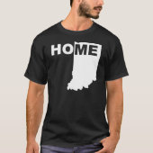 Indiana startpunt weg van de T - shirts van de sta (Voorkant)